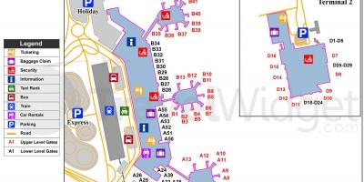 نقشه از میلان به فرودگاه و ایستگاه های قطار