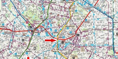 میلان navigli نقشه