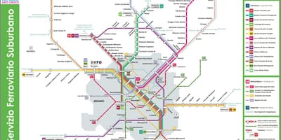 نقشه trenord