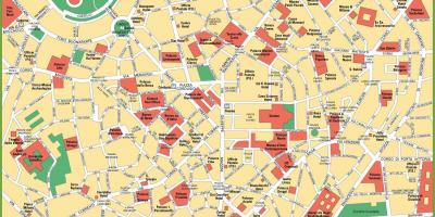 میلان نقشه شهر